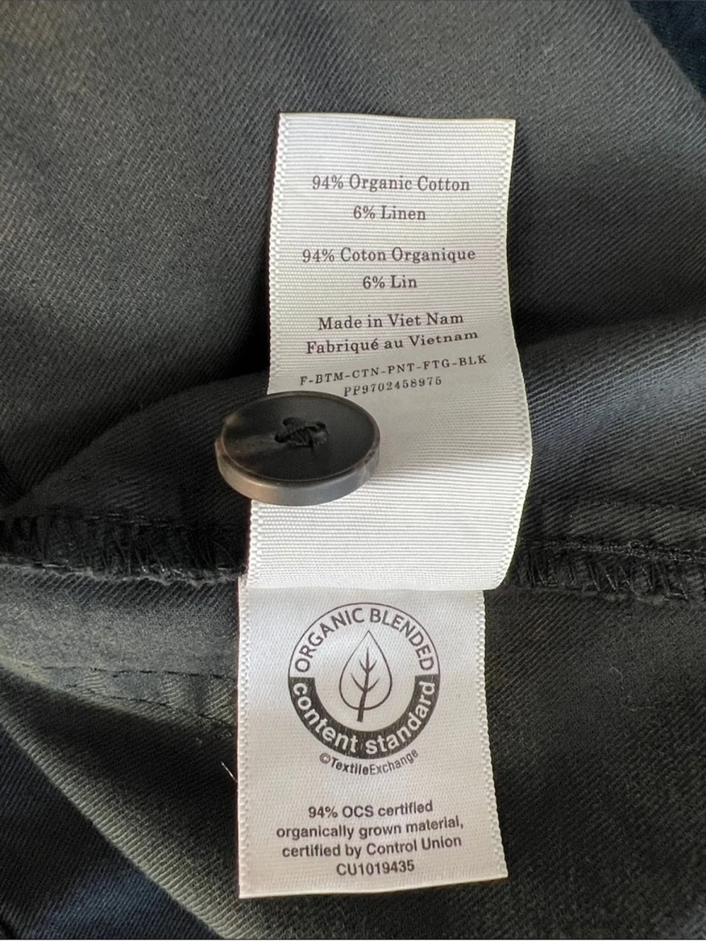New Everlane THE FATIGUE BARREL PANT in Black Size 8
